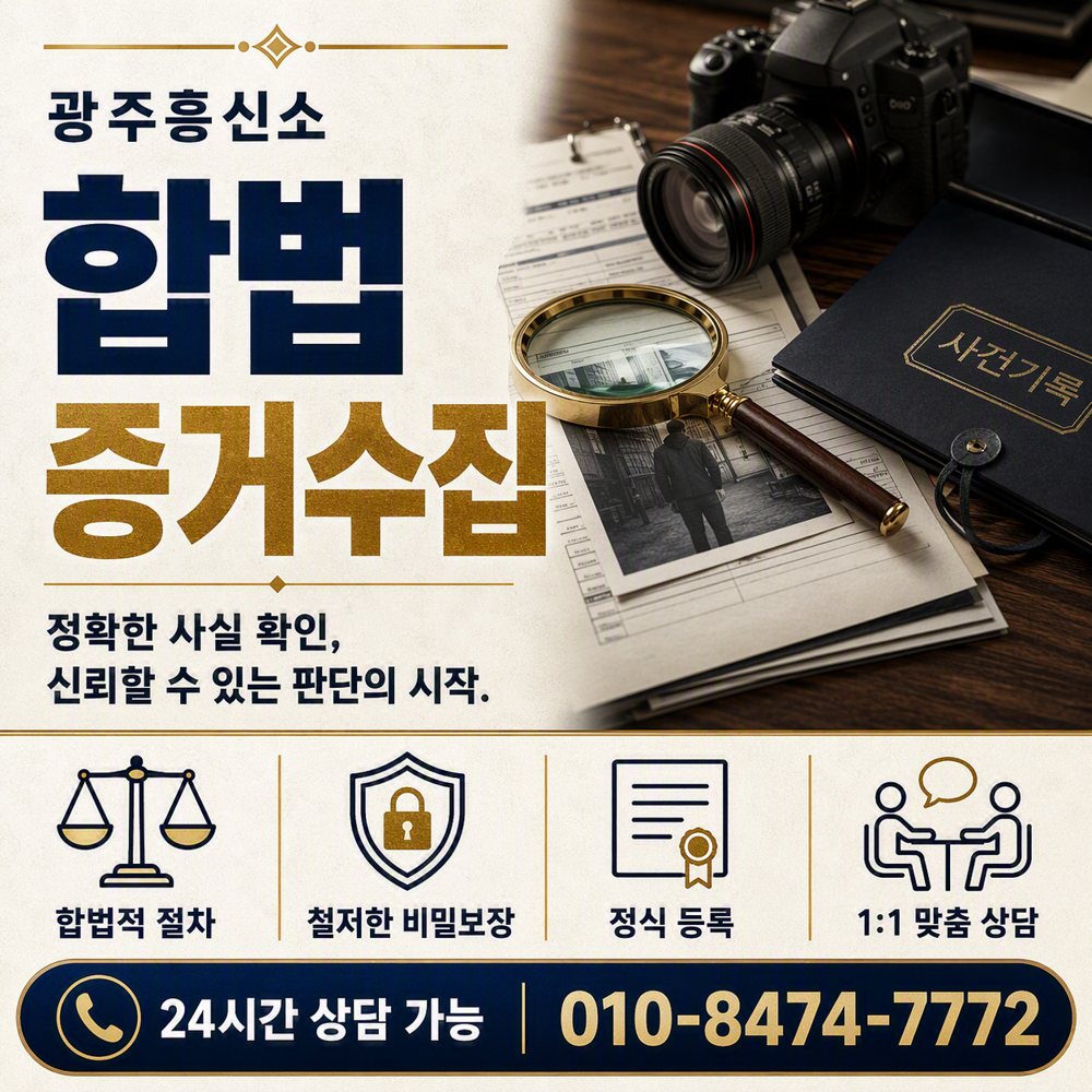 광주 합법 증거수집