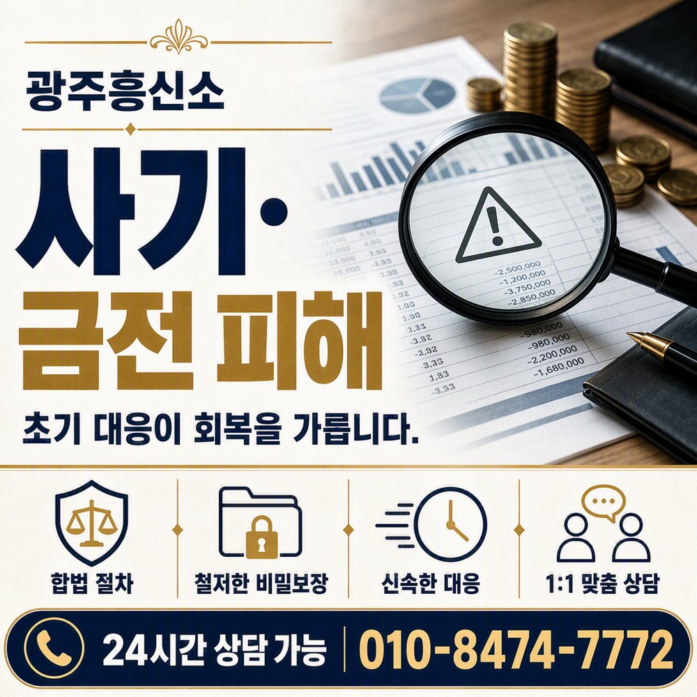 광주 사기·금전 피해